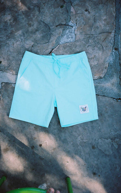 TURQUOISE SWIM CLUB SHORTS - PARI USA , Wearepari, Paul Ripke, pari swim club, Newport Beach, pari