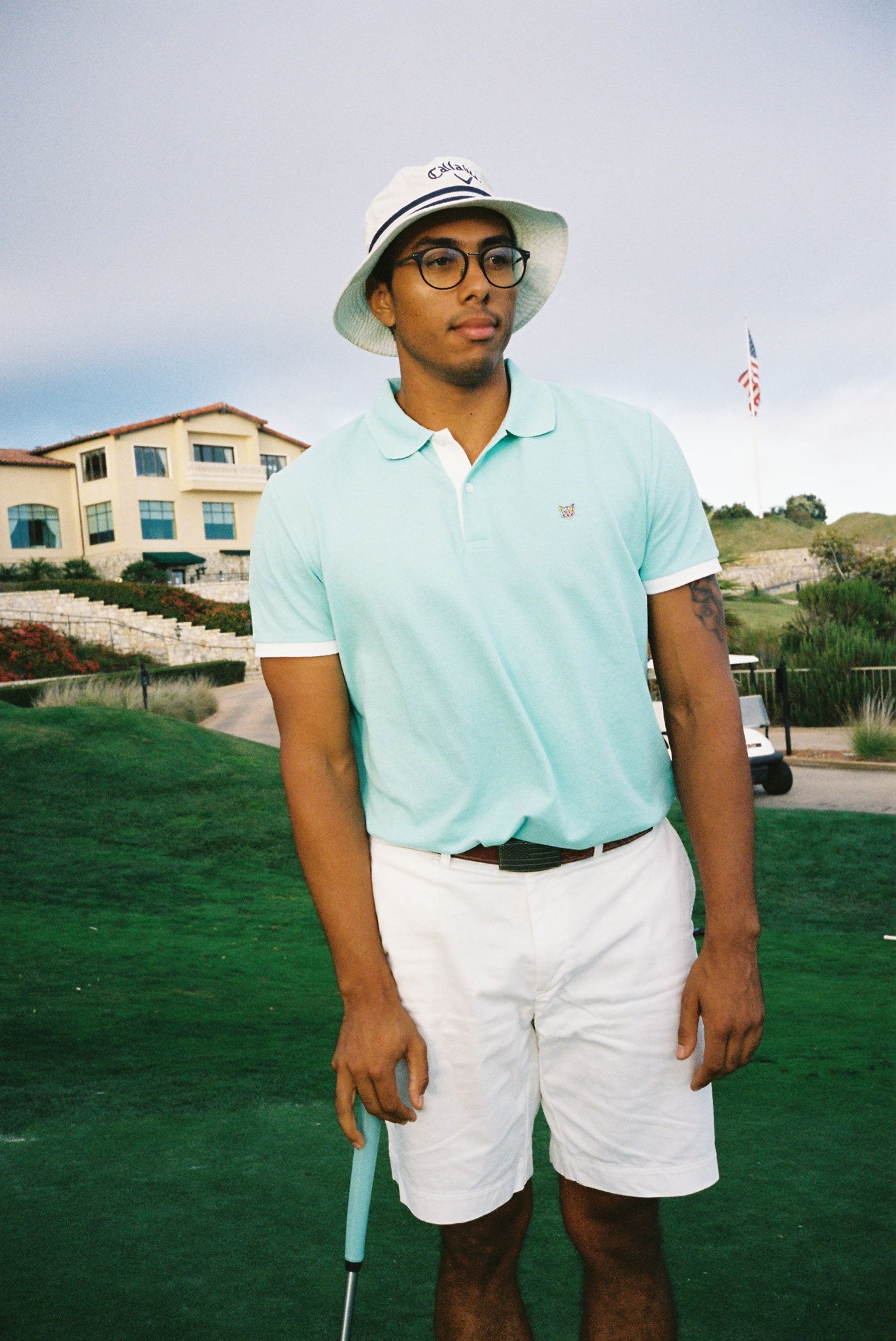 TURQUOISE GOLF CLUB POLO SHIRT - PARI USA , Wearepari, Paul Ripke, pari swim club, Newport Beach, pari
