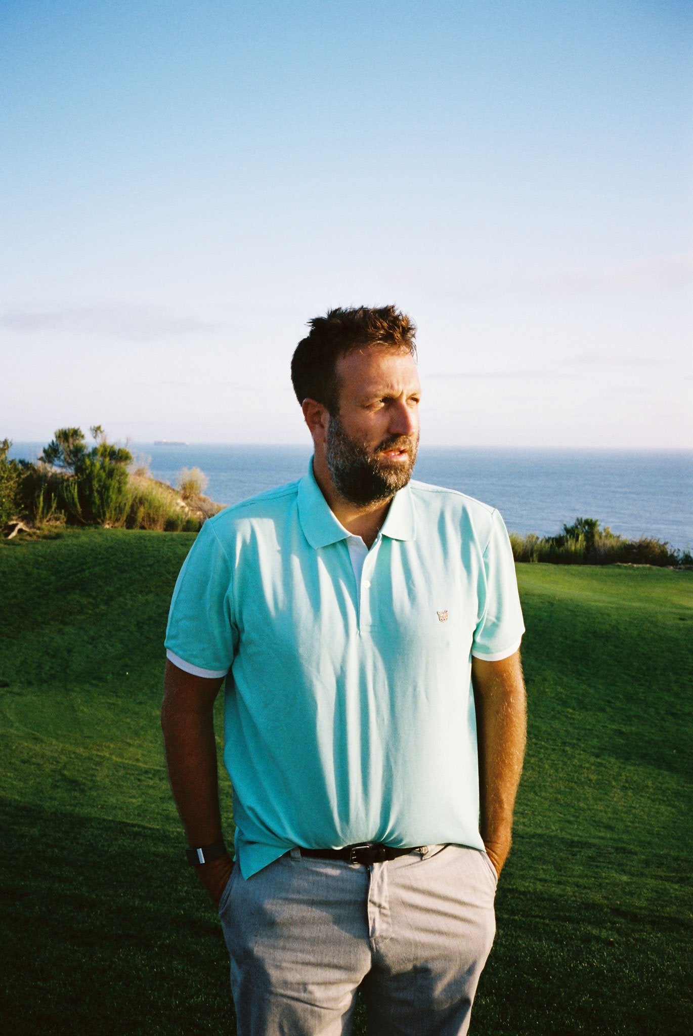 TURQUOISE GOLF CLUB POLO SHIRT - PARI USA , Wearepari, Paul Ripke, pari swim club, Newport Beach, pari