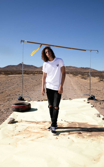 WHITE T-SHIRT CAT - PARI USA , Wearepari, Paul Ripke, pari swim club, Newport Beach, pari